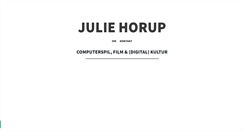 Desktop Screenshot of juliehorup.com